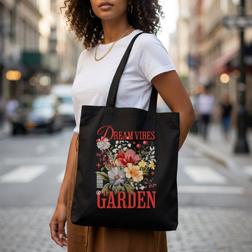 Tote Bag Noir – Design Artistique
